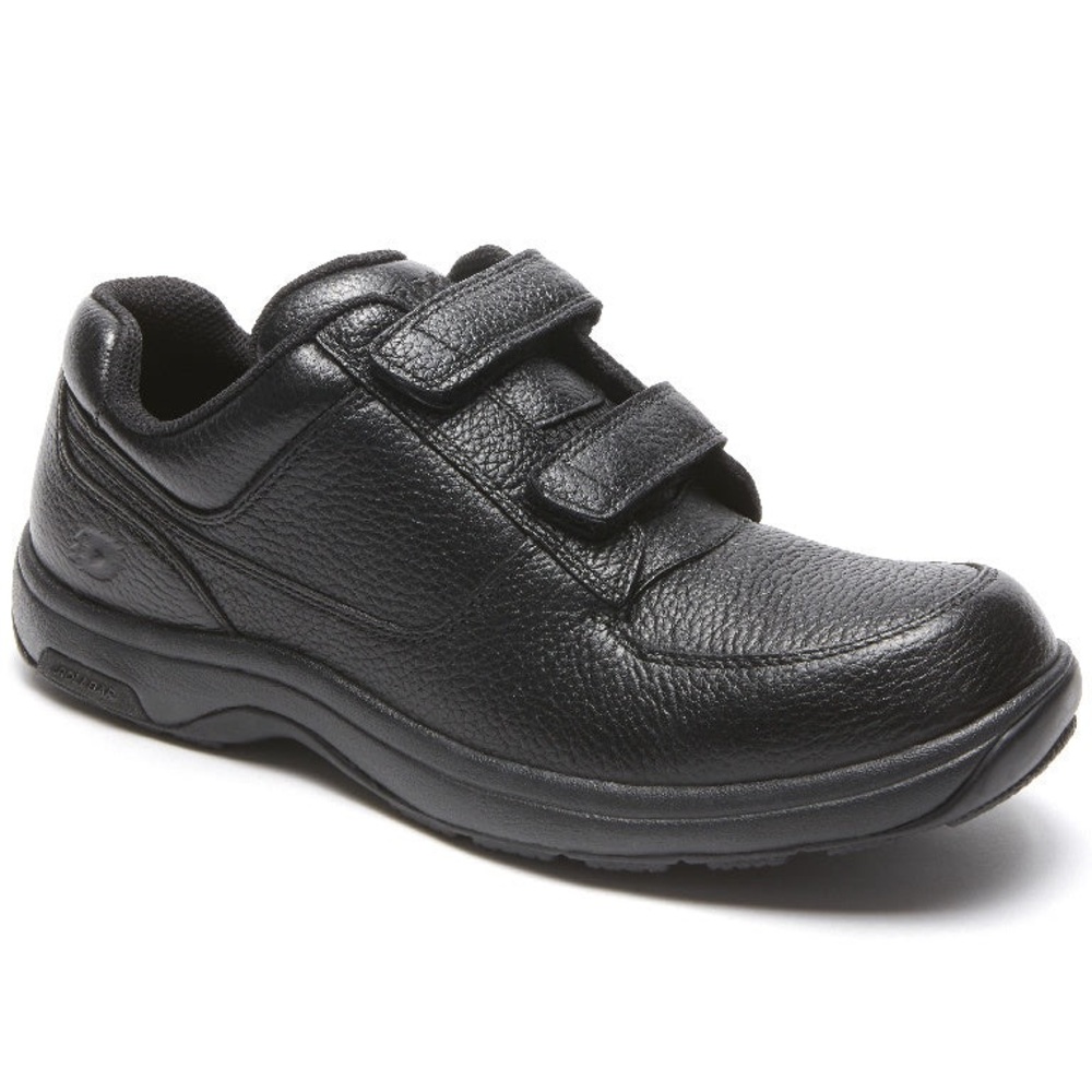 Dunham Black New Balance Winslow‎ Leather Velcro Oxford Sneakers 15 USA